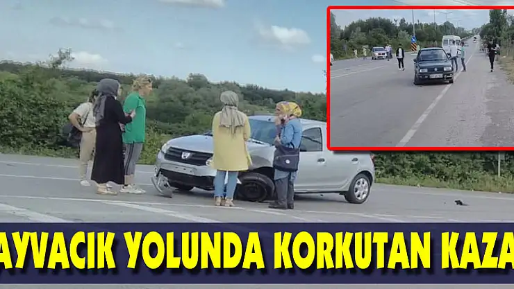 AYVACIK YOLUNDA KORKUTAN KAZA