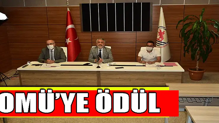 OMÜ'YE ÖDÜL