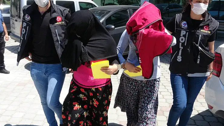 Amca kızları uyuşturucu ticaretinden tutuklandı