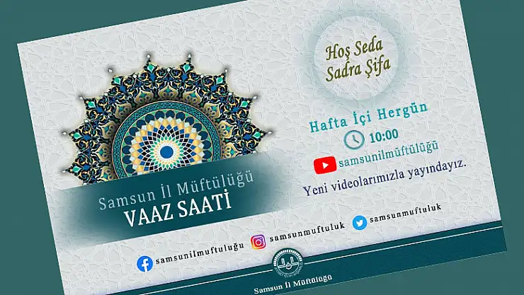 Müftülükten 'Hoş Seda Sadra Şifa' yayınları başladı