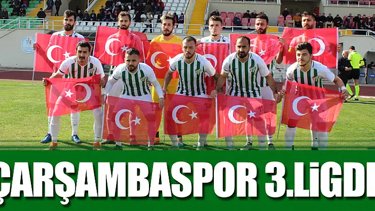 Çarşambaspor 3. Ligde