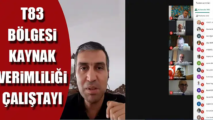 T83 Bölgesi Kaynak Verimliliği Çalıştayı