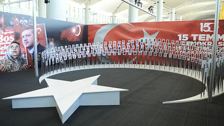 İstanbul Havalimanı'nda 15 Temmuz zafer sergisi