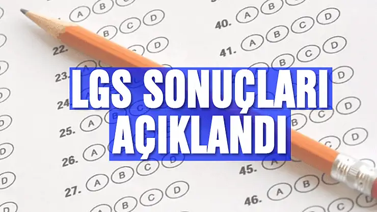 LGS sonuçları açıklandı