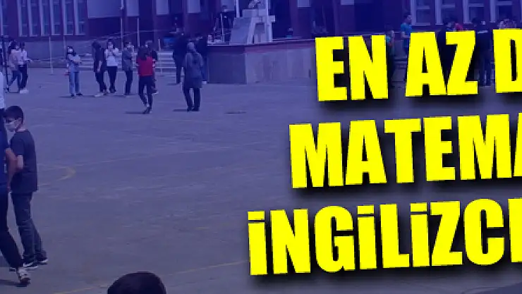 LGS'de en az doğru matematik ve İngilizcede oldu