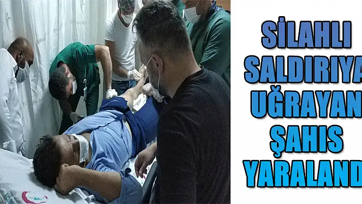 Ağabeyinin silahlı saldırısına uğrayan şahıs hastanelik oldu
