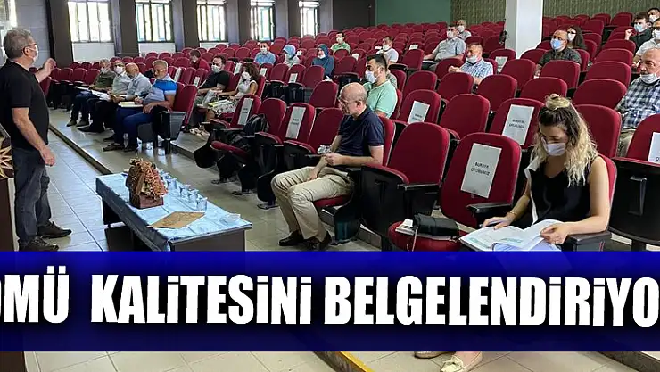 OMÜ örnek çalışmalarla kalitesini belgelendiriyor
