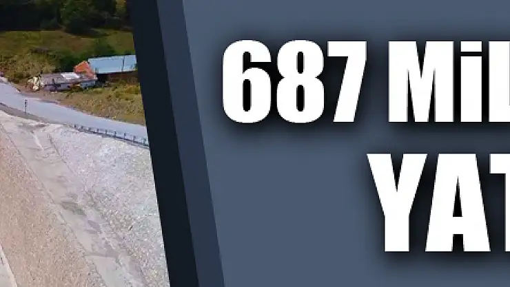 687 milyon TL'lik yatırım