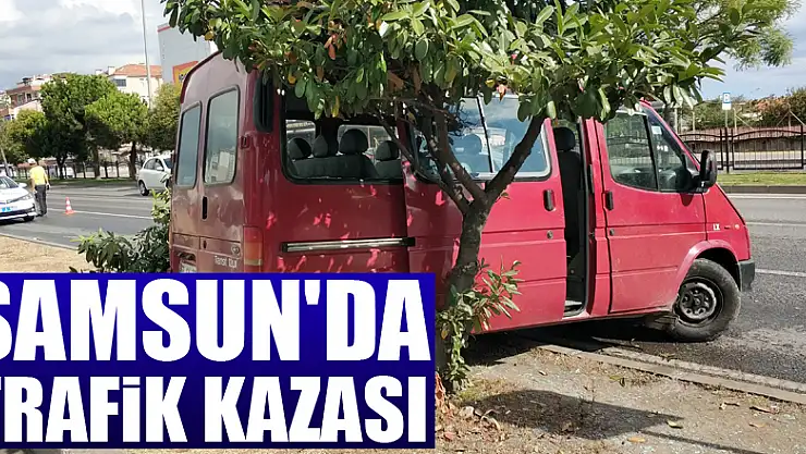 Samsun'da trafik kazası: 1 yaralı