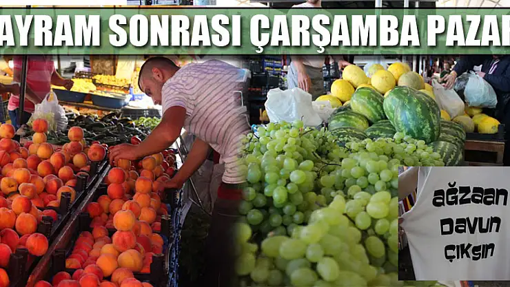 BAYRAM SONRASI ÇARŞAMBA PAZARI