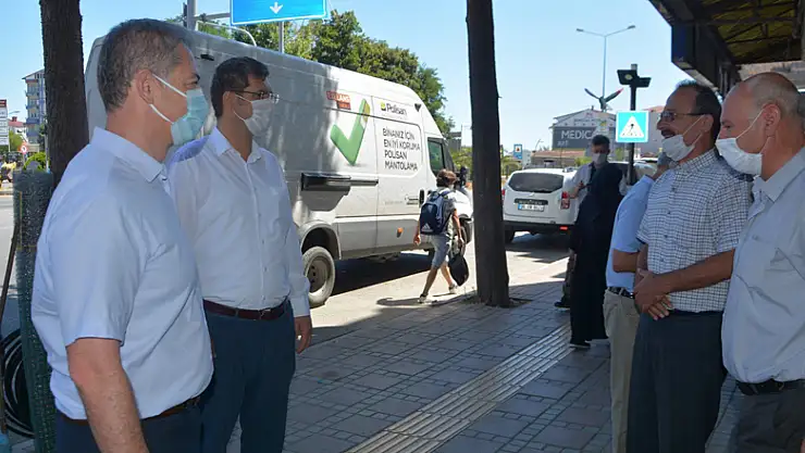 Maskeni tak, sosyal mesafeyi uygula' denetimi