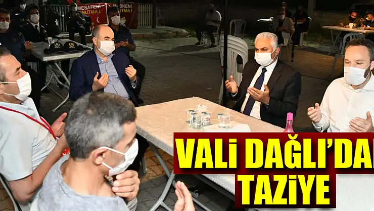 Vali Dağlı'dan şehit polisin ailesine taziye