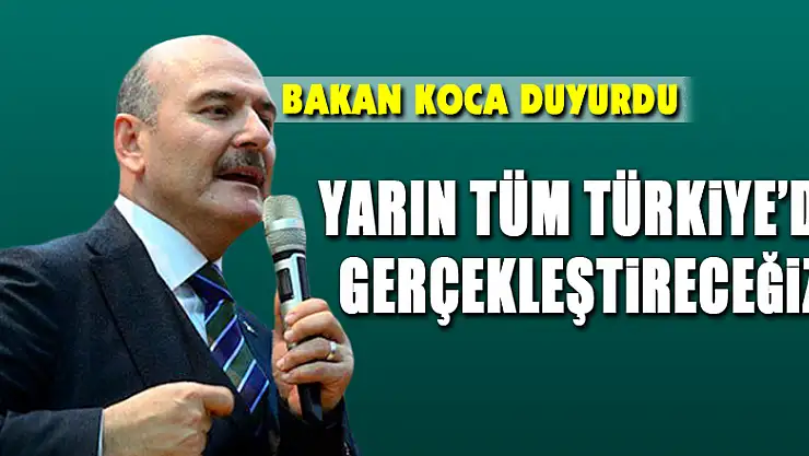 Bakan Soylu: Tüm Türkiye'de yüksek yoğunluklu denetim gerçekleştireceğiz