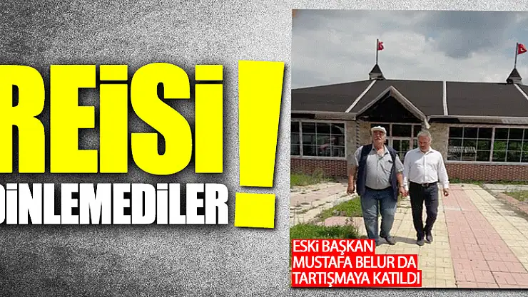 AK PARTİ AYVACIK İLÇE VE BELEDİYE BAŞKANLARI: REİSİ DİNLEMEDİLER!
