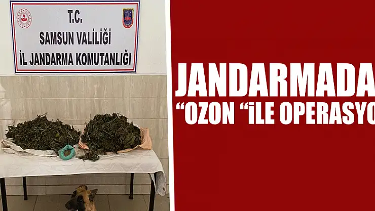 Jandarmadan 'OZON 'ile operasyon