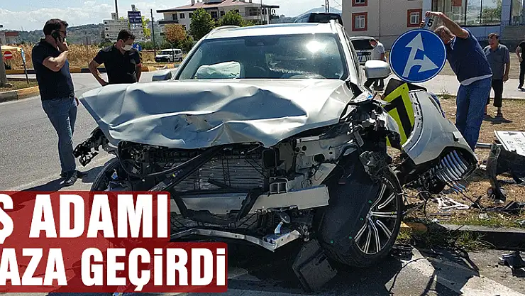 İş adamı Burhan Erçal kaza geçirdi