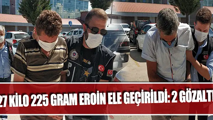 Samsun'da 27 kilo 225 gram eroin ele geçirildi: 2 gözaltı