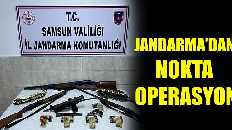 Jandarmadan Nokta Operasyon