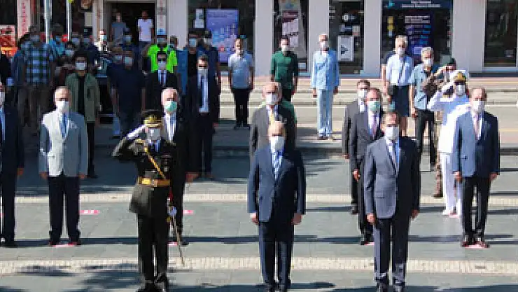 Samsun'da 30 Ağustos Zafer Bayramı törenle kutlandı