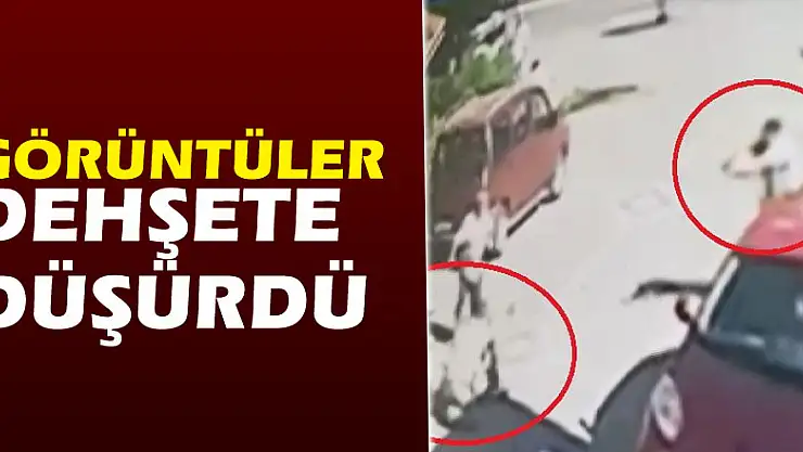 Samsun'da 2 kişinin öldürüldüğü silahlı çatışmanın görüntüleri dehşete düşürdü