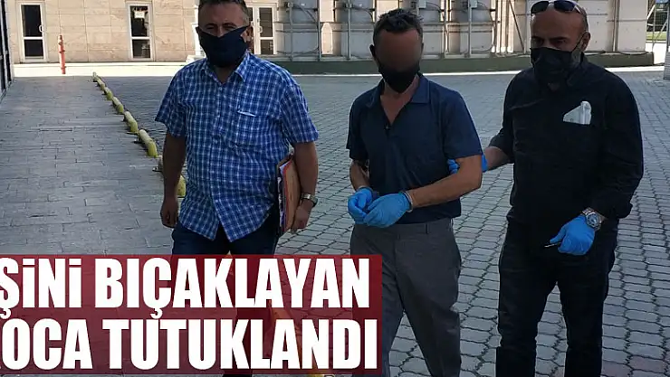 Tartıştığı eşini bıçaklayan koca tutuklandı