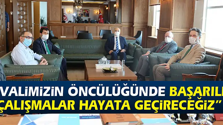 Rektör Aydın: 'Valimizin öncülüğünde başarılı çalışmalar hayata geçireceğiz'