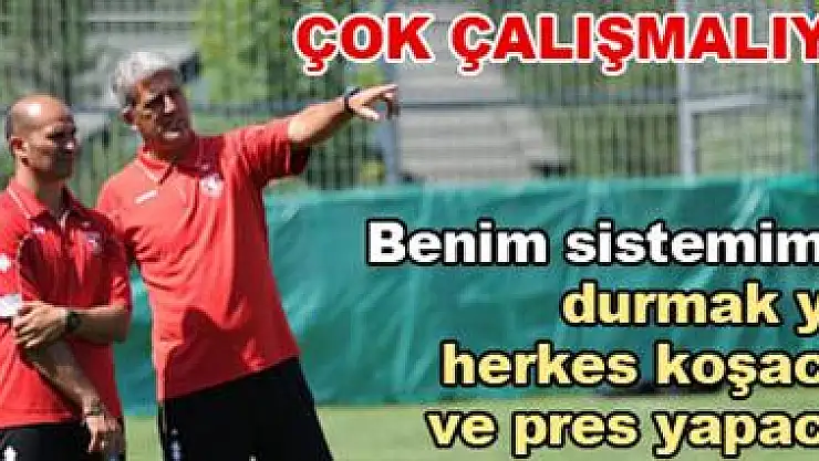Çok çalışmalıyız