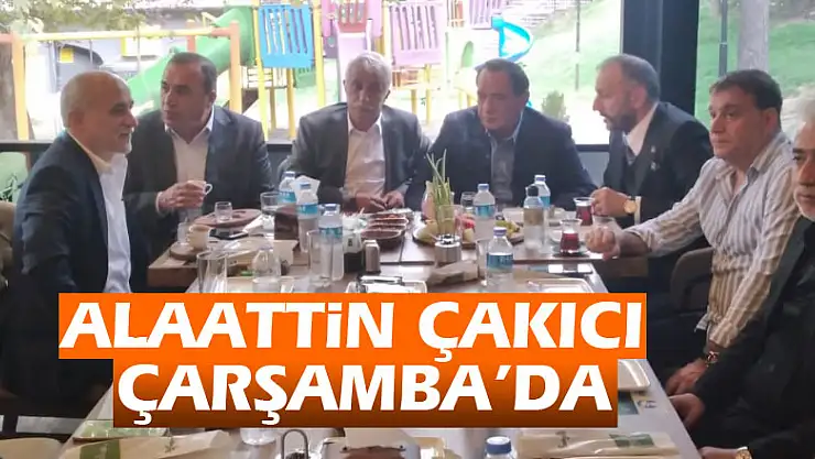 Alaattin Çakıcı Çarşamba'da