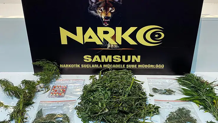 Samsun'da narkotik polisinden şok uygulama