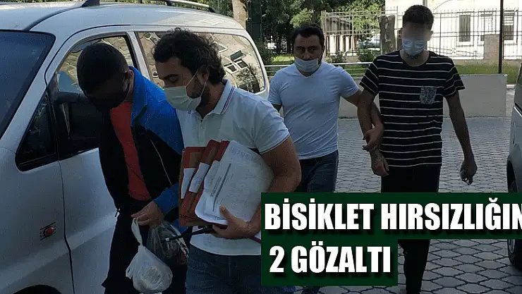 4 ayrı bisiklet hırsızlığına 2 gözaltı