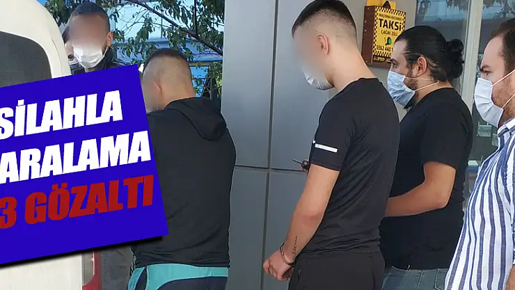 Samsun'da silahla yaralamaya 3 gözaltı