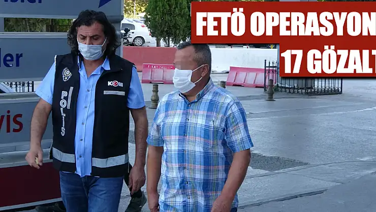 Samsun merkezli 8 ilde eski polislere FETÖ operasyonu: 17 gözaltı