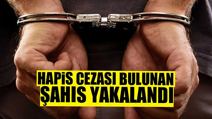 Bafra'da 16 yıl 10 ay 15 gün hapis cezası bulunan 1 şahıs yakalandı