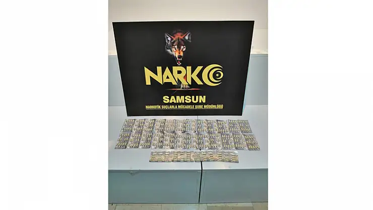 Uyuşturucu hapla yakalandı