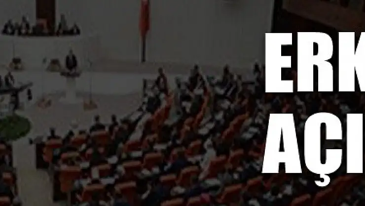 ERKEN SEÇİM AÇIKLAMASI !