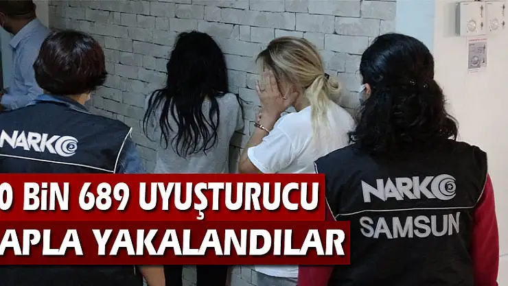 Samsun'da 20 bin 689 uyuşturucu hapla yakalanan 5 kişi sağlık kontrolünden geçirildi