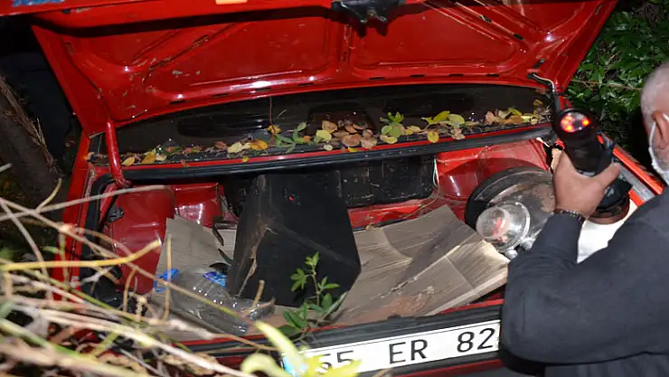 Polisten kaçan alkollü sürücü kaza yaptı