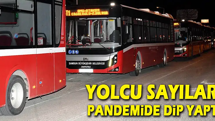 Otobüs yolcu sayıları pandemide dip yaptı