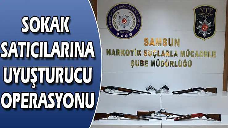 Sokak satıcılarına uyuşturucu operasyonu: 5 gözaltı