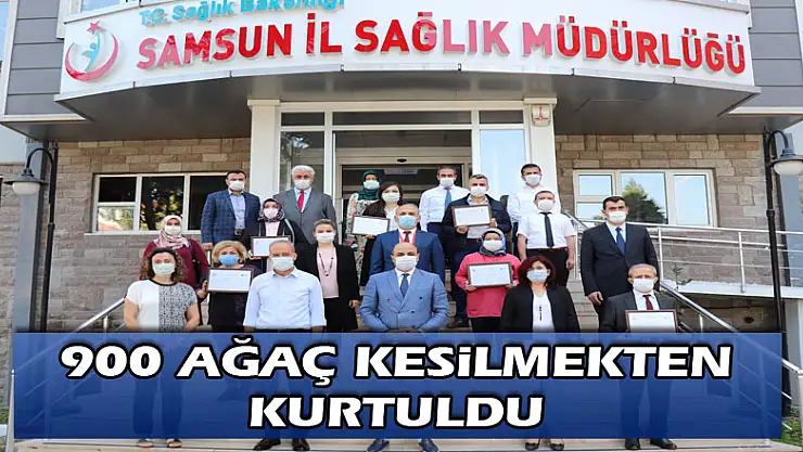 24 sağlık tesisi 'Sıfır Atık Belgesi' aldı, 900 ağaç kesilmekten kurtuldu
