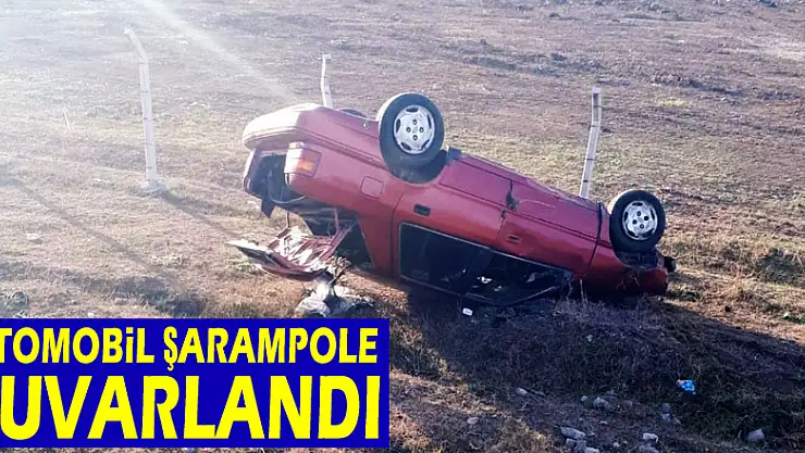 Samsun'da otomobil şarampole yuvarlandı: 1 yaralı