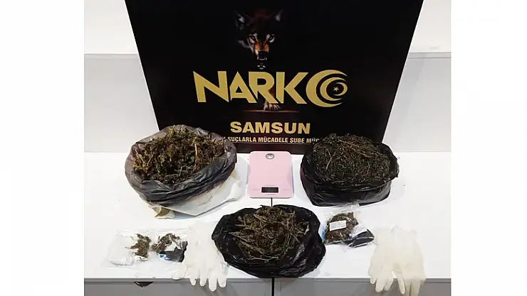 Samsun'da narkotik uygulaması: 4 gözaltı