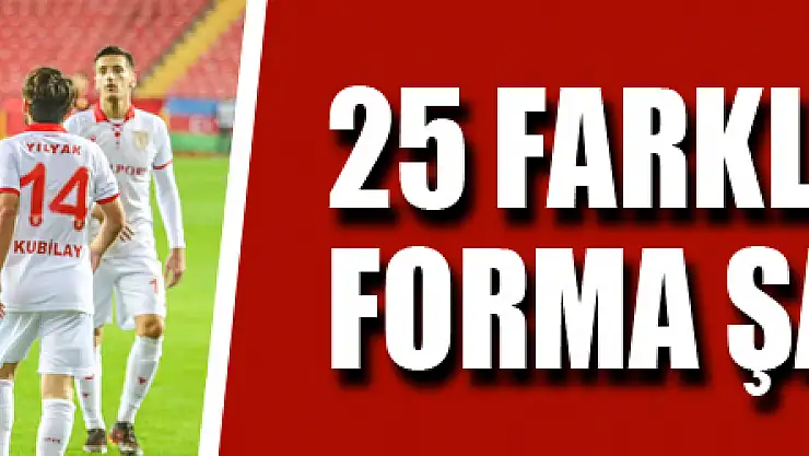 Samsunspor'da 25 farklı futbolcu forma şansı buldu