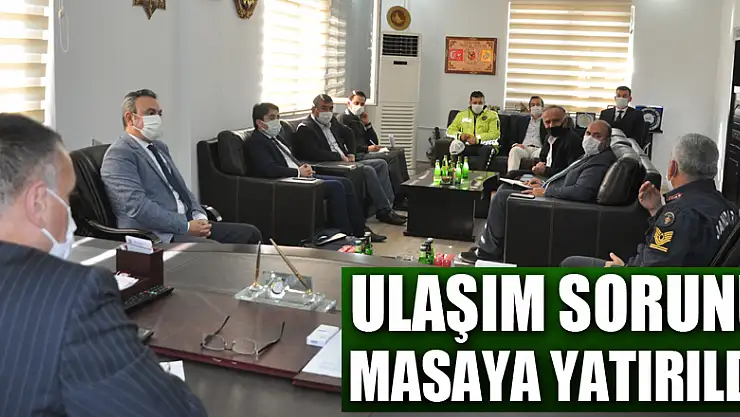 Ulaşım Sorunu Masaya Yatırıldı