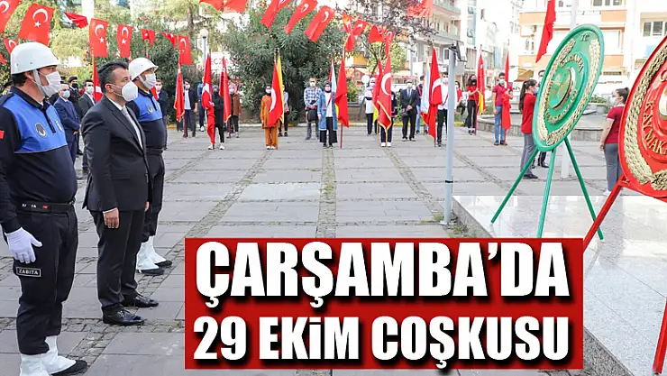 Çarşamba'da 29 Ekim coşkusu