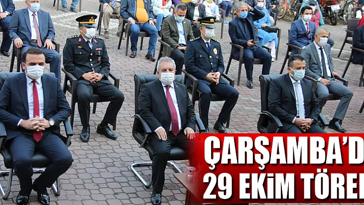 Çarşamba'da 29 Ekim Töreni