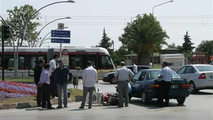 Samsun'da Trafik Kazası:1 Yaralı