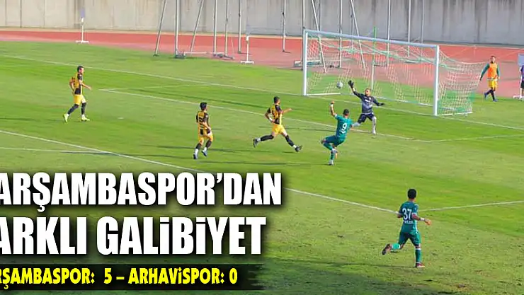 Çarşambaspor'dan farklı galibiyet