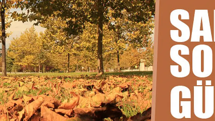 Samsun'da sonbahar güzelliği