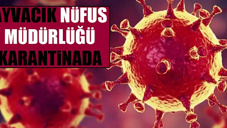 Ayvacık Nüfus Müdürlüğü Karantinada